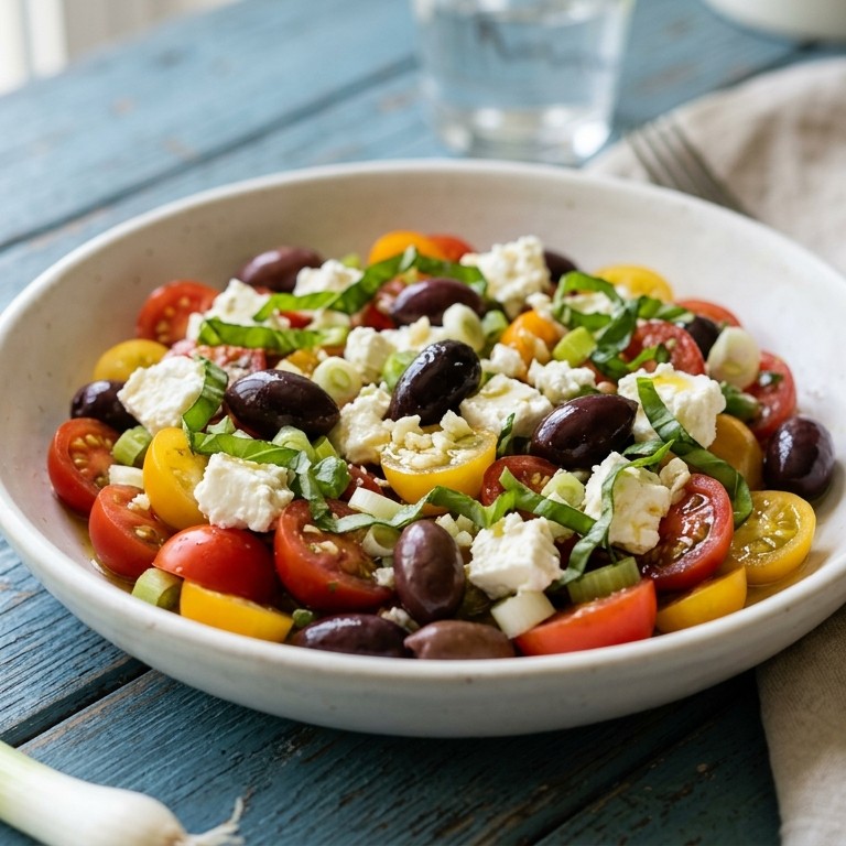 Griekse tomatensalade