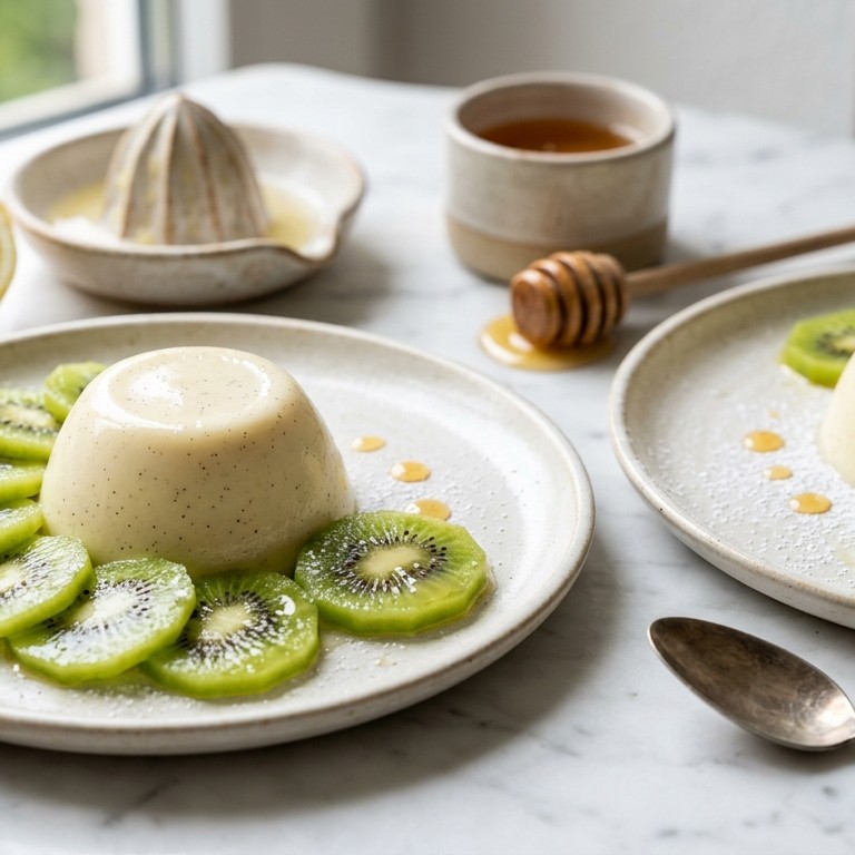 Griesmeelbolletjes met kiwi