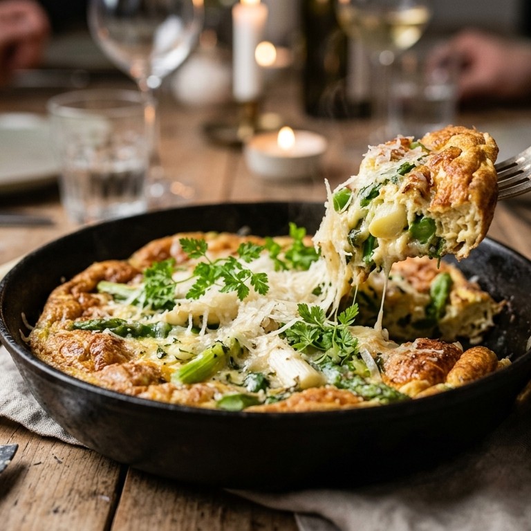 Groente-omeletje voor gourmetten
