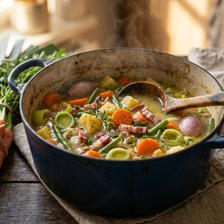 Groentenstoofpot met spekjes