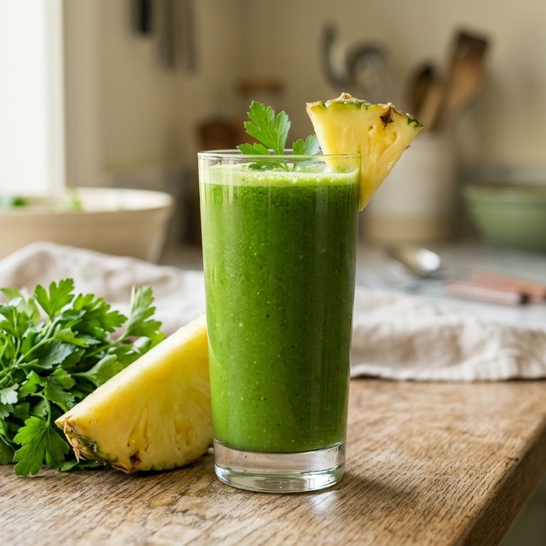 Groentesap: groene godin