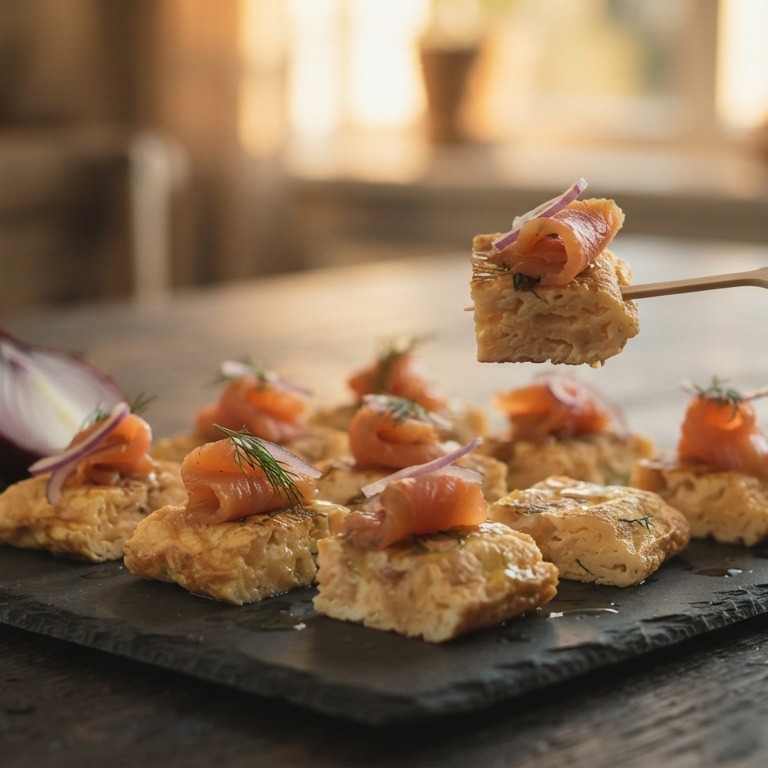 Gudruns omelethapje met zalm