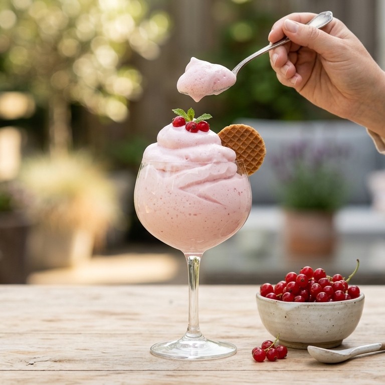 Haagse bluf met mini stroopwafeltje