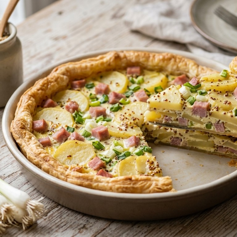 Ham /aardappeltaart