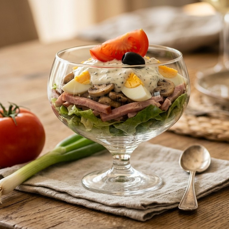 Ham-champignon-cocktail