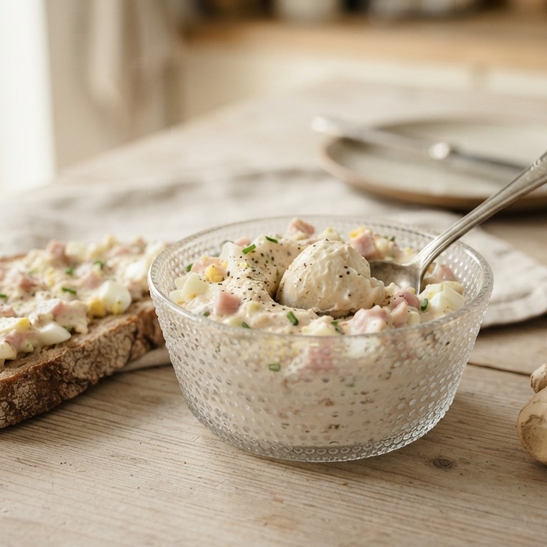 Ham ei salade