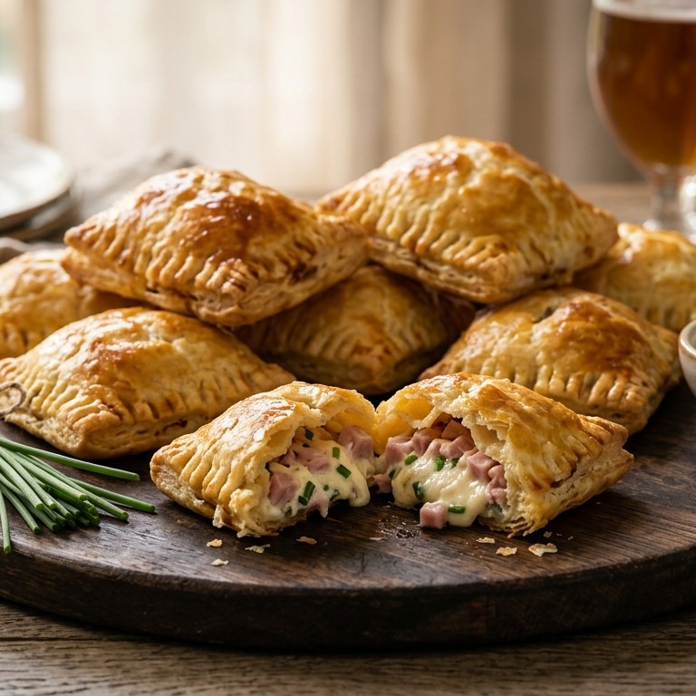 Ham-kaaspasteitjes