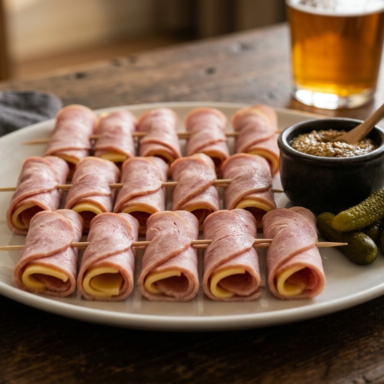 Ham-kaasrolletjes