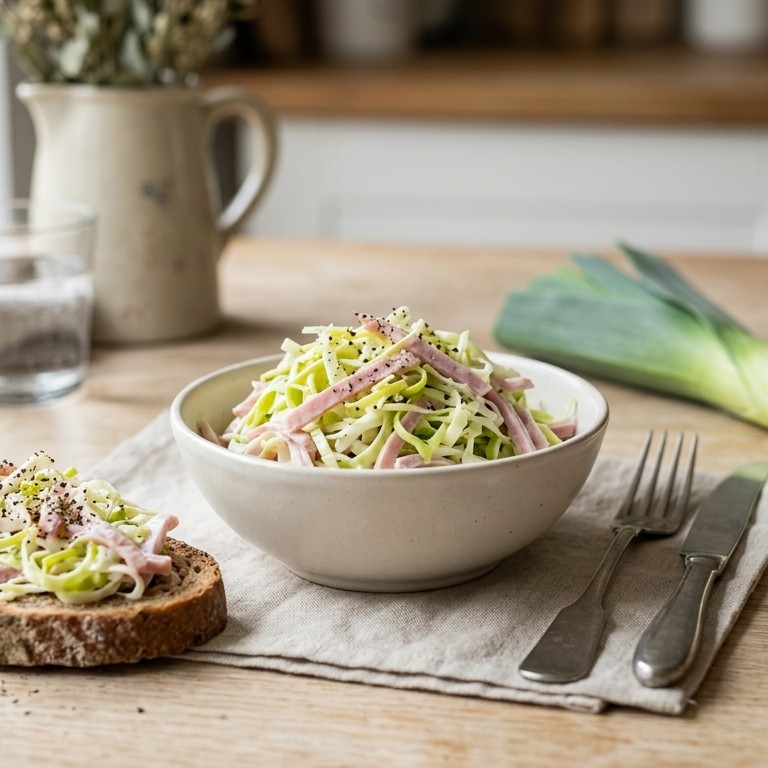 Ham prei salade