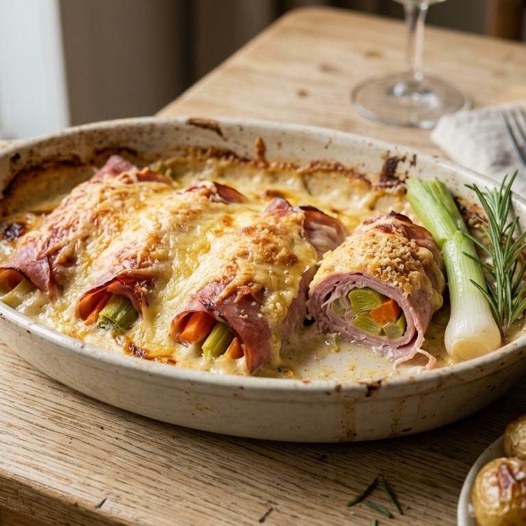 Hamrolletjes uit de oven