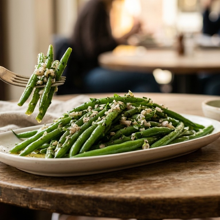 Haricots verts met sjalottendressing