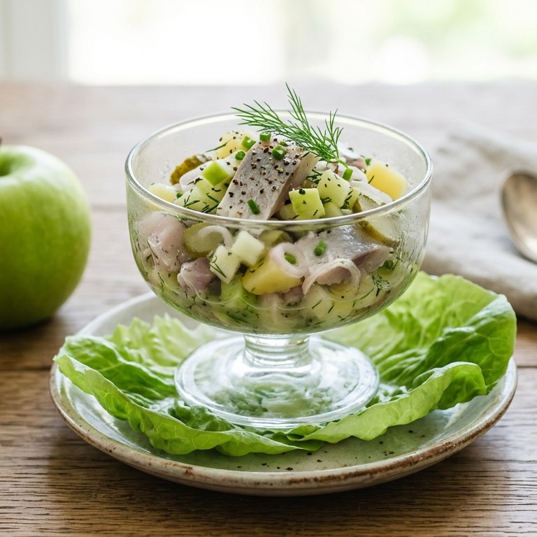 Haringcocktail met appel