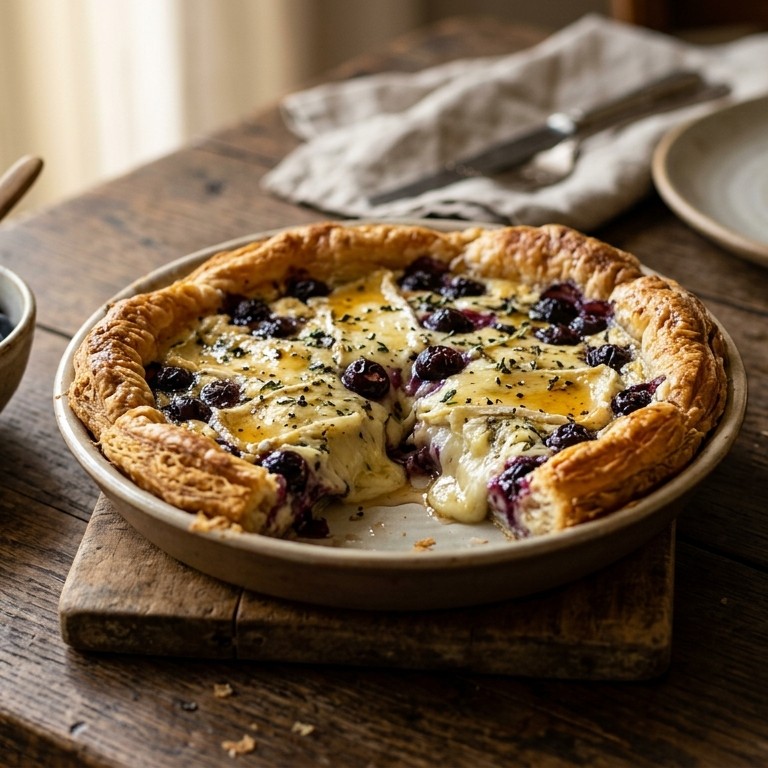 Hartig taartje met brie en heksenkaas