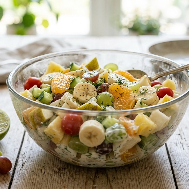 Hartige fruitsalade