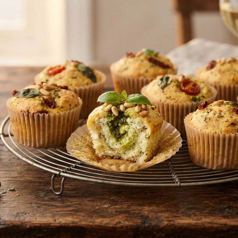 Hartige Italiaanse cupcakes