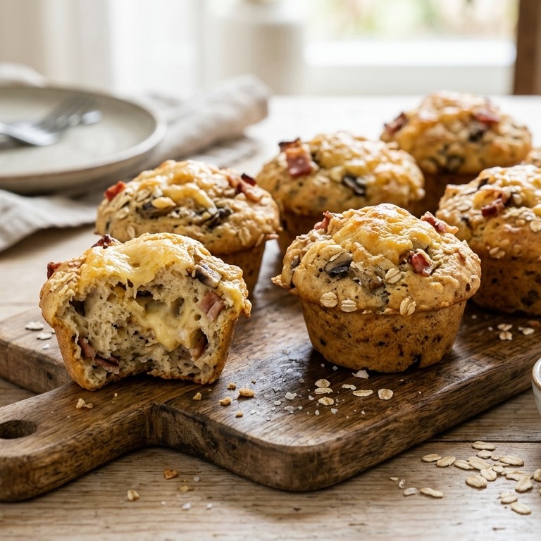 Hartige muffins met kaas