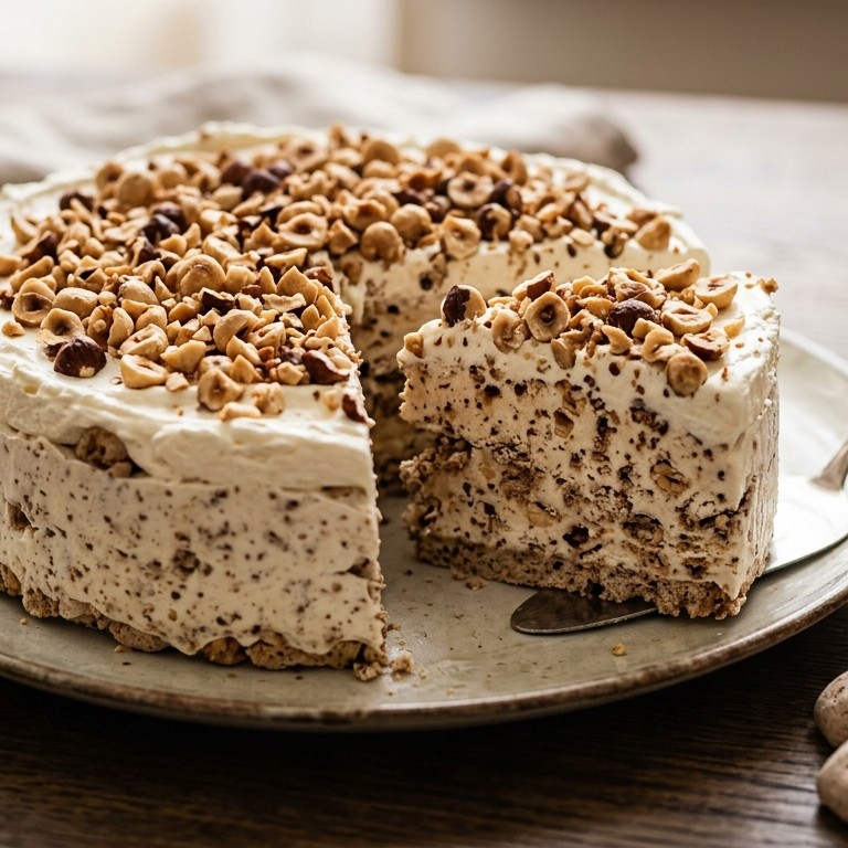 Hazelnoot ijstaart