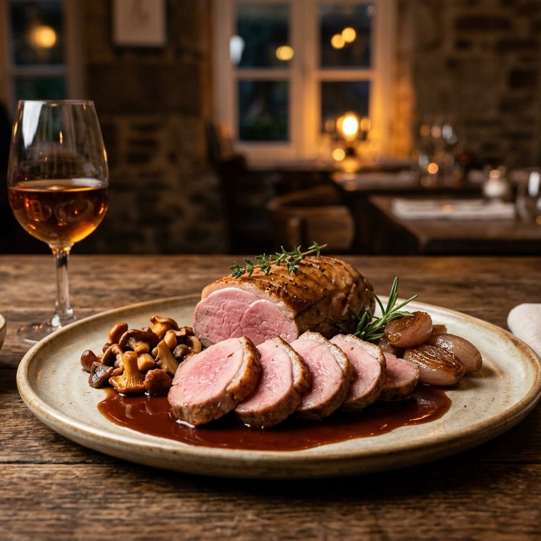 Hazenrug met sherrysaus