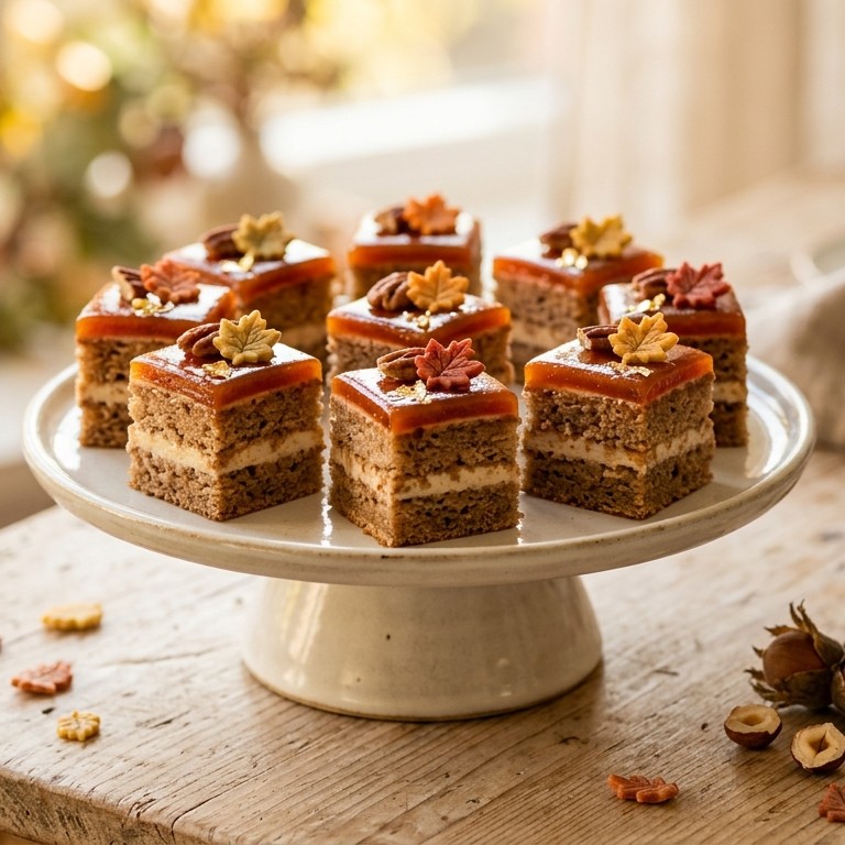 Herfstige petit fours
