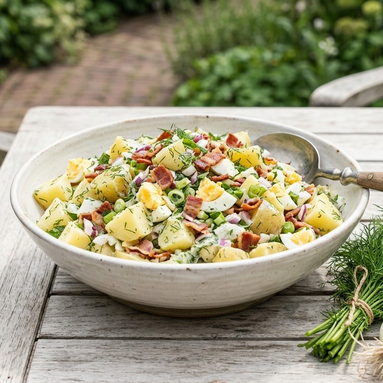 Hollandse aardappelsalade