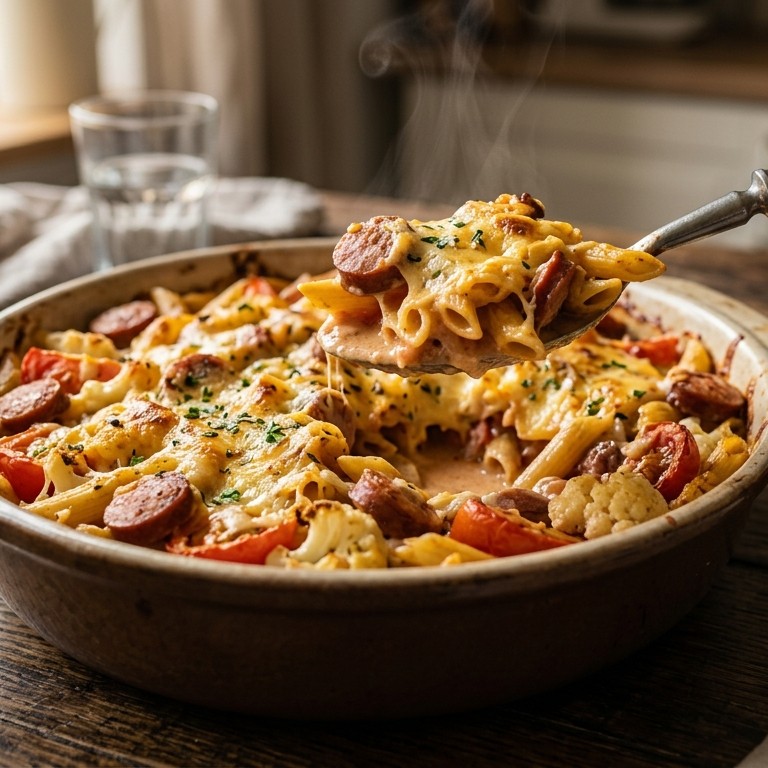 Hollandse pastaschotel