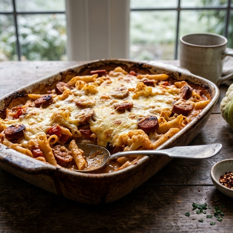 Hollandse pastaschotel