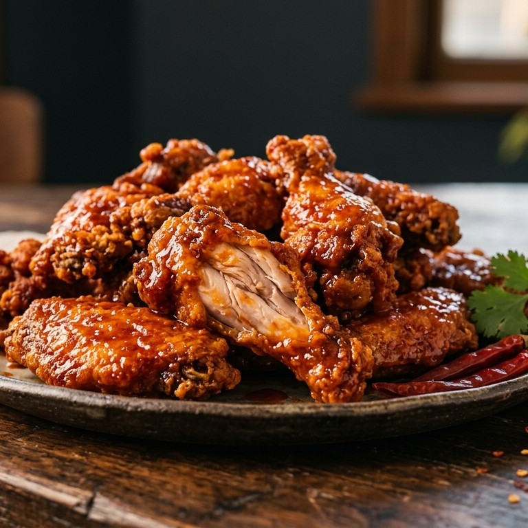 Hot chicken wings