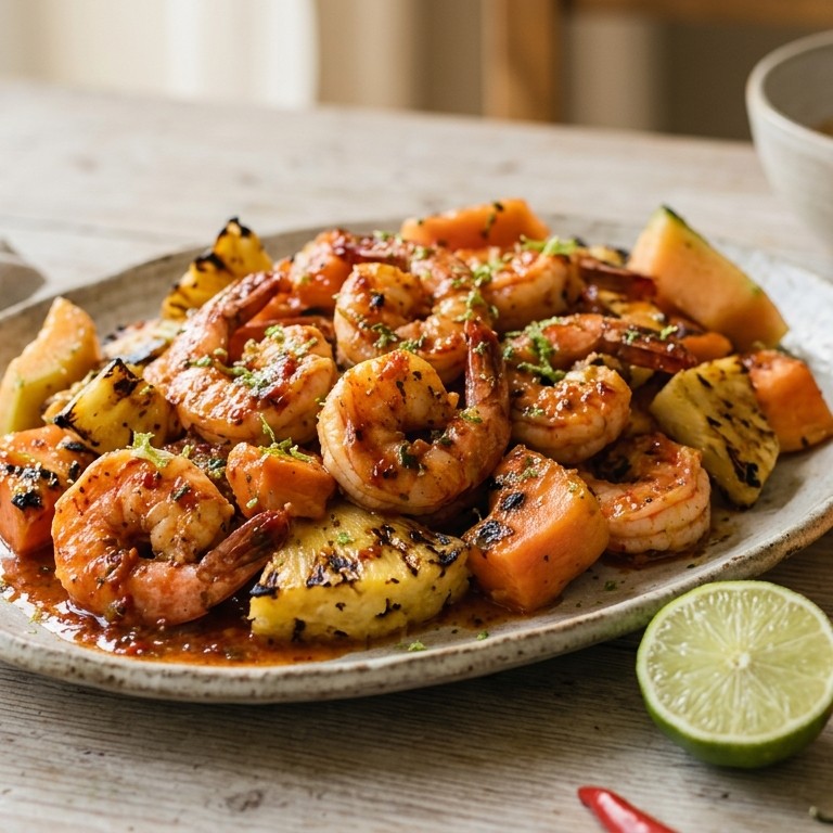 Hot prawns