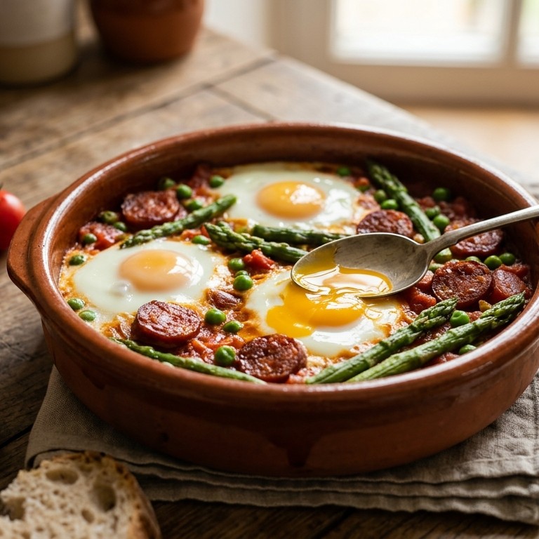 Huevos a la flamenca / Vlammende eitjes