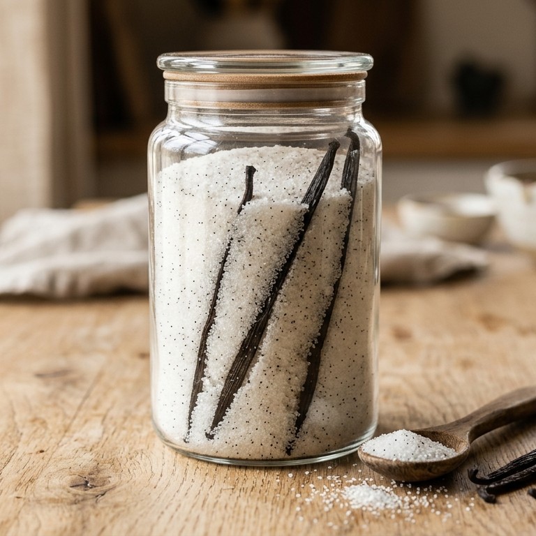 Huisgemaakte vanille-suiker