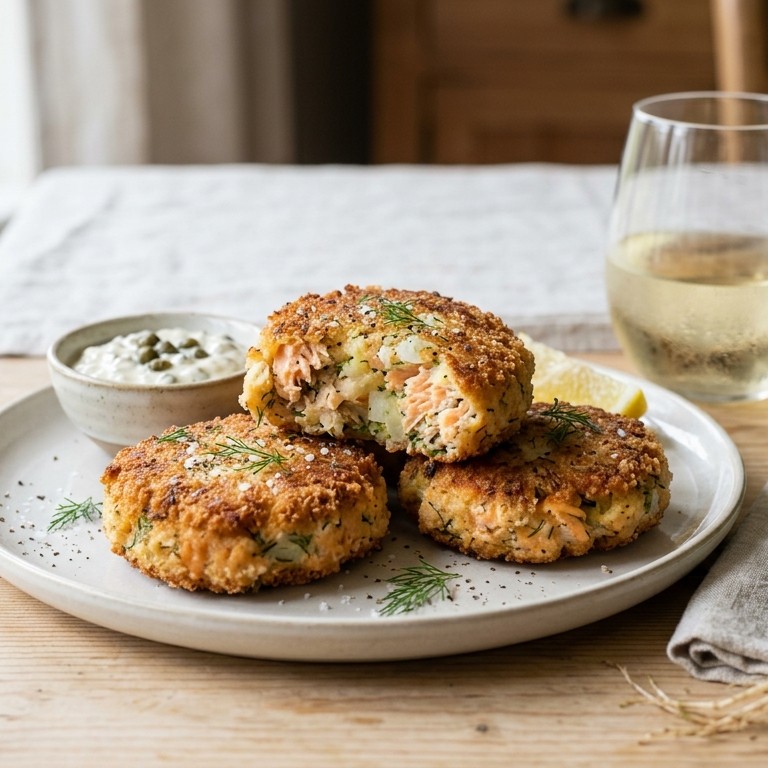 Ierse zalmkoekjes