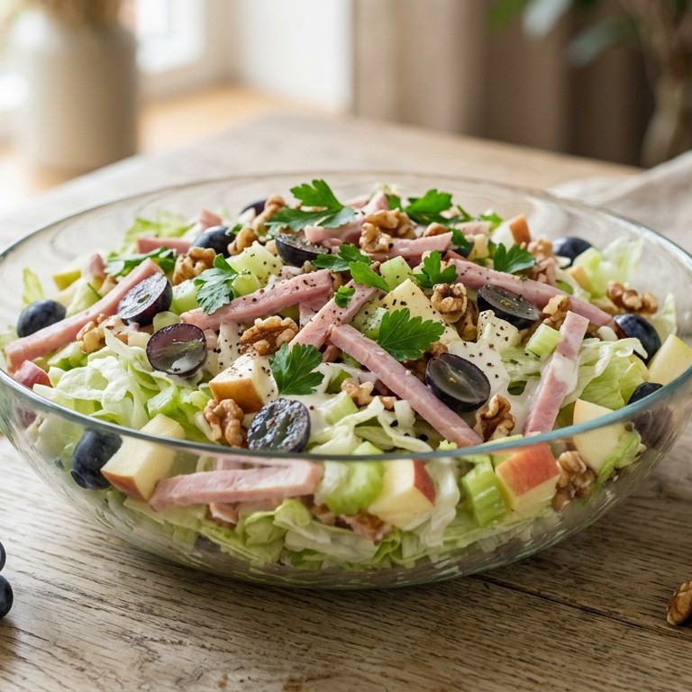 Ijsbergsalade à la Waldorf