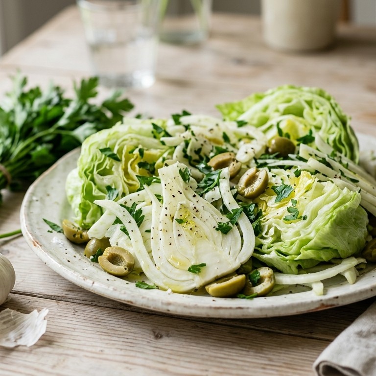 IJsbergsalade met venkel