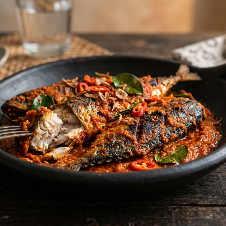 Ikan boemboe bali (hete makreel)