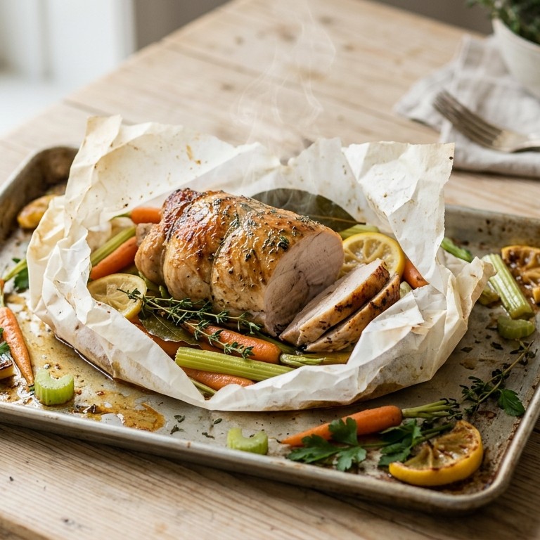 Ingepakte kalkoenfilet