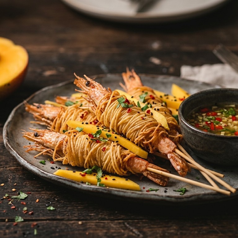 Ingepakte langoustines