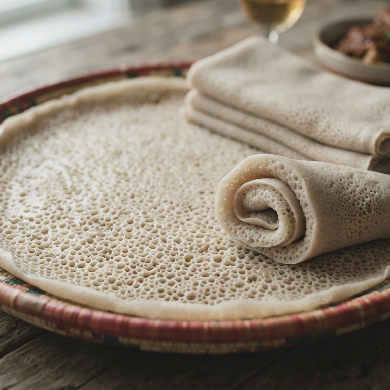 Injera - Ethiopische pannenkoek