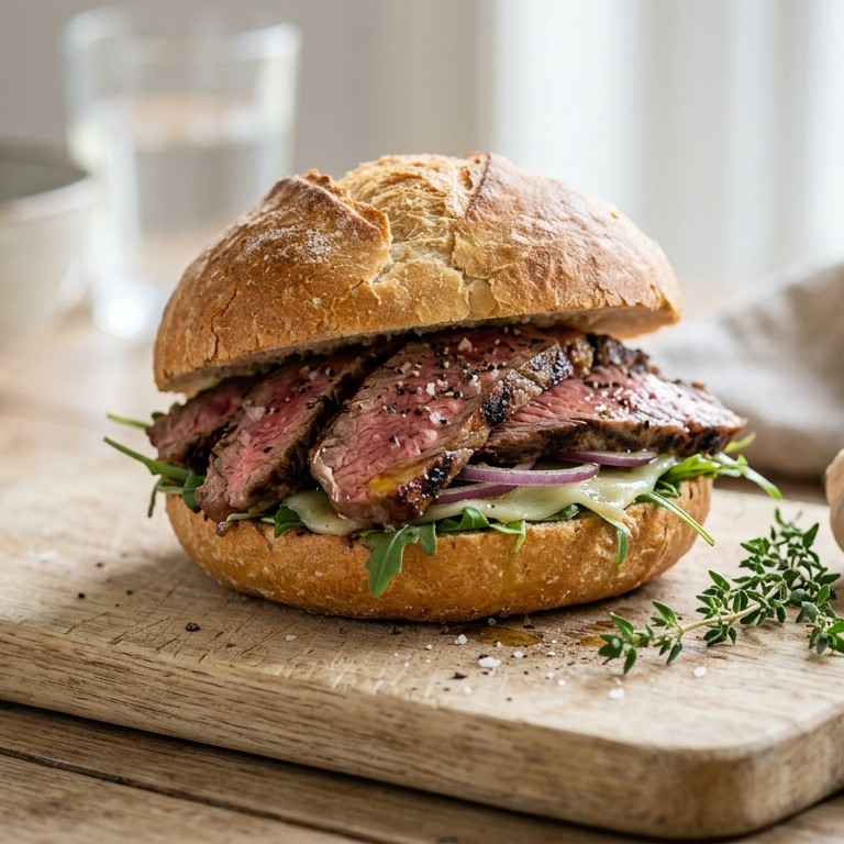Italiaanse bol met gegrilde entrecote