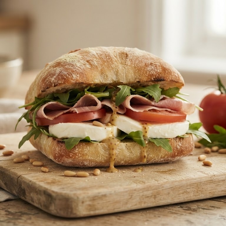 Italiaanse bol met mozzarella