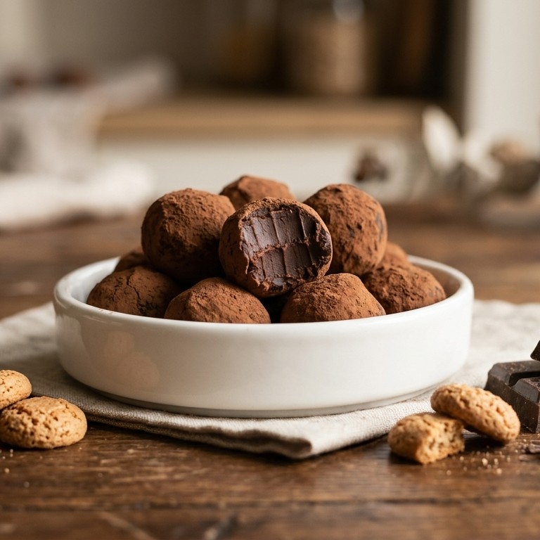Italiaanse chocolade truffels
