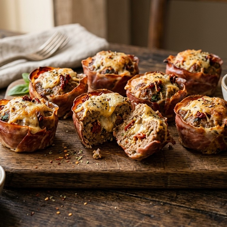 Italiaanse gehaktmuffins