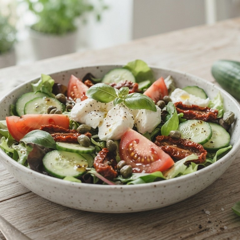Italiaanse salade met kappertjes