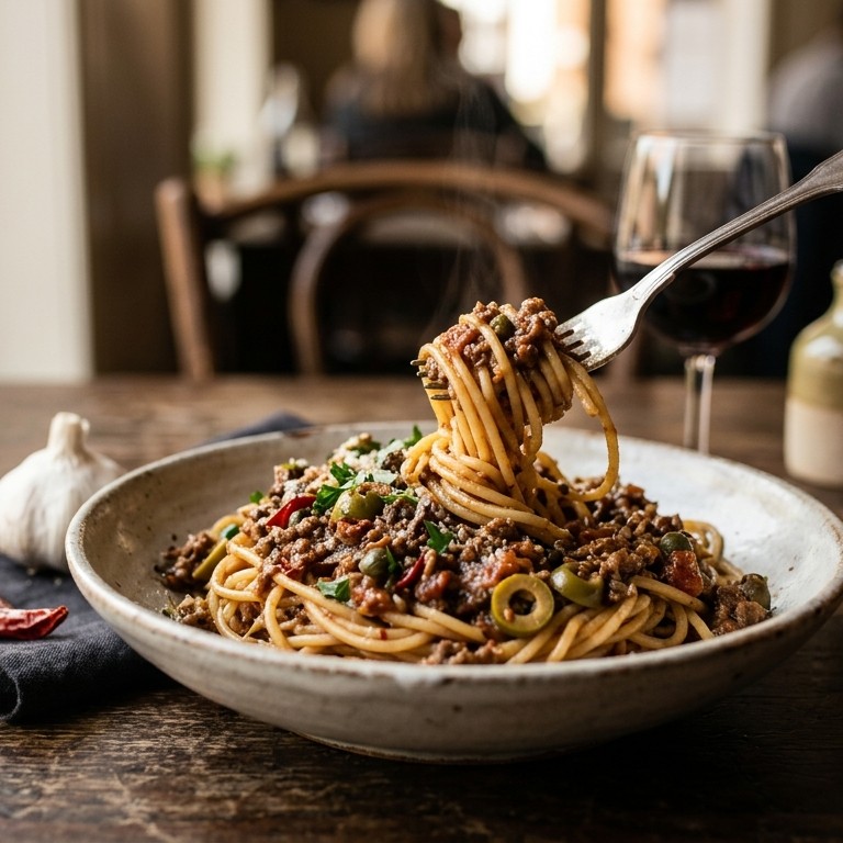 Italiaanse spaghetti