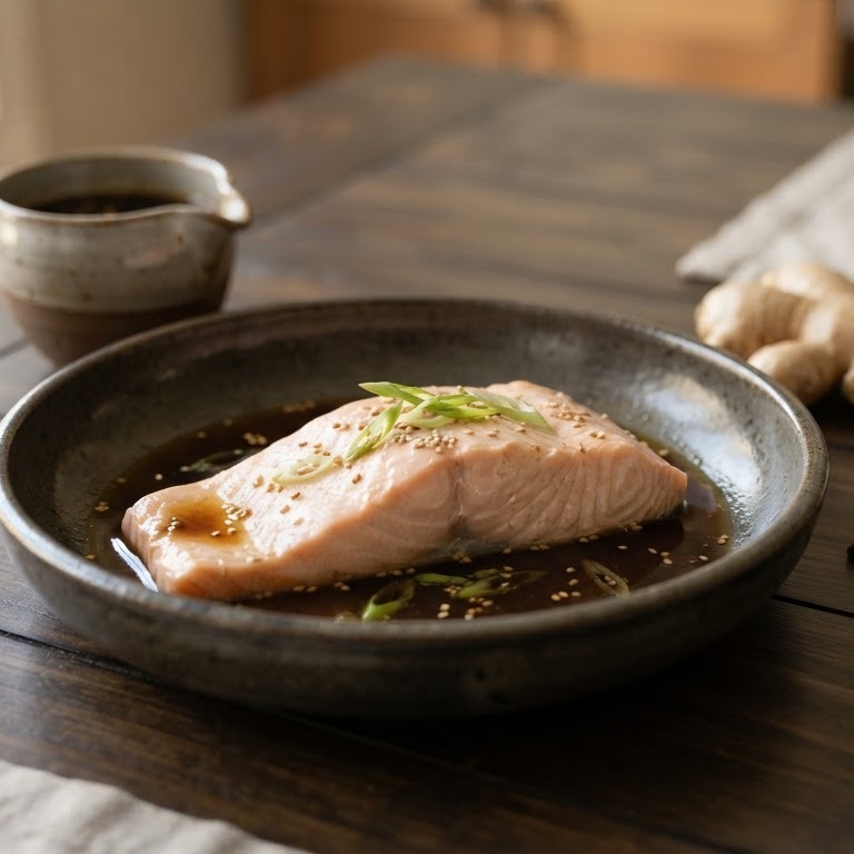 Japanse marinade voor verse zalm