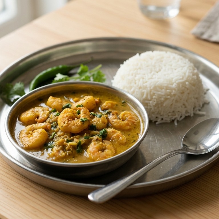 Jhinga kari (Garnalencurry)
