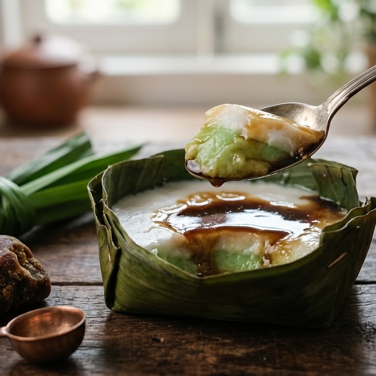 Jongkong Surabaya (gestoomde rijstcake)