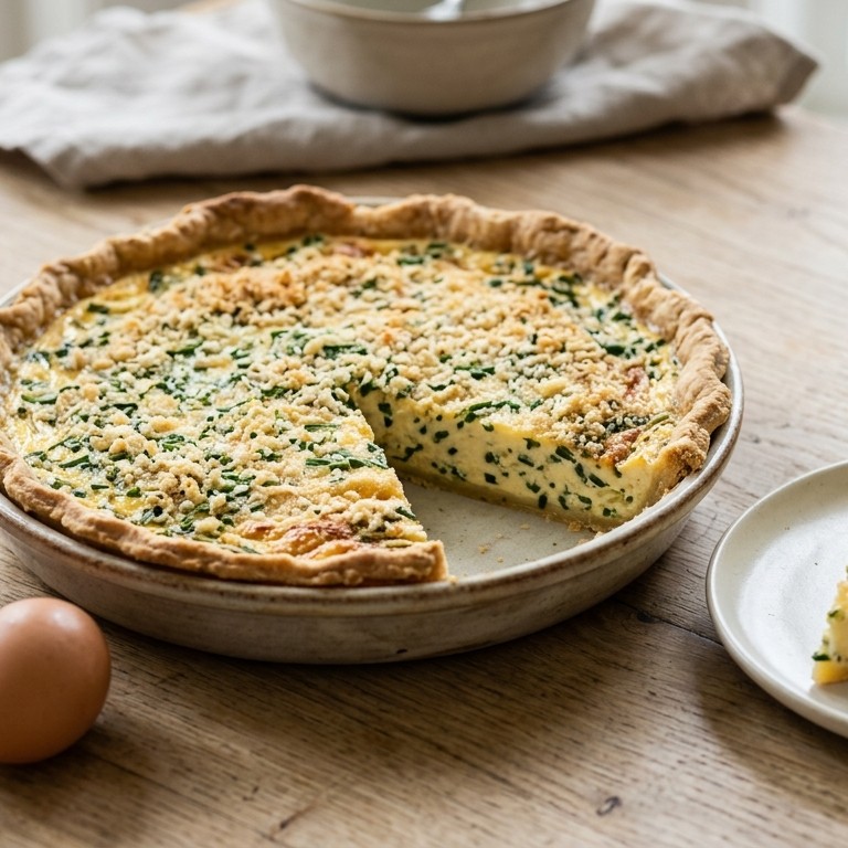 Kaas-bieslookquiche
