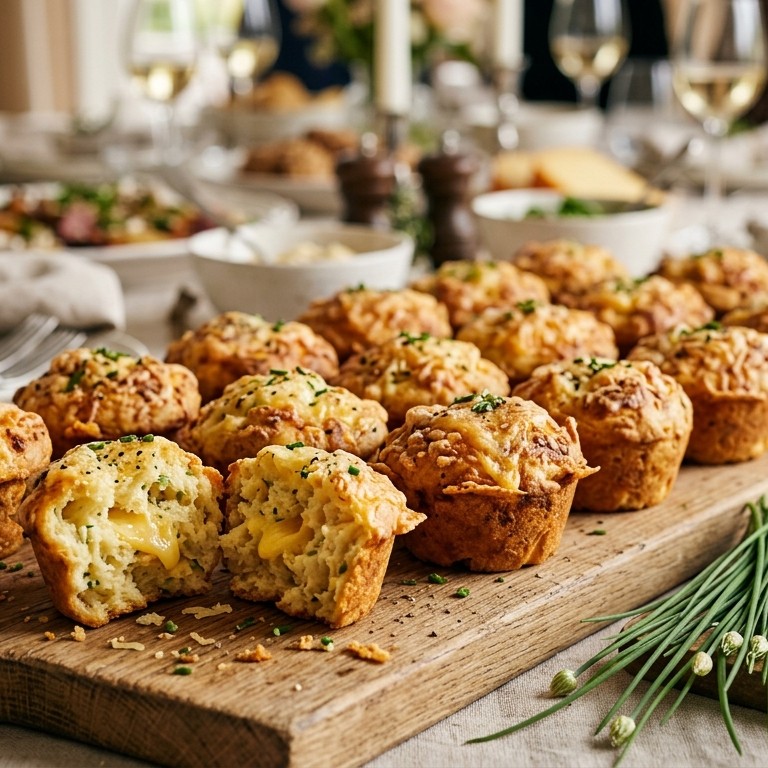 Kaasmuffins voor buffet