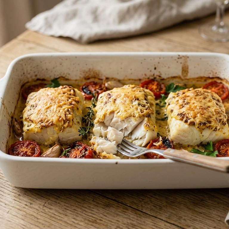 Kabeljauwfilet in de oven