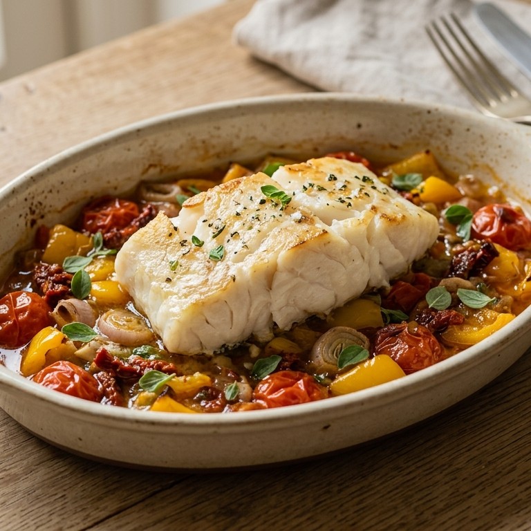 Kabeljauwfilet uit de oven